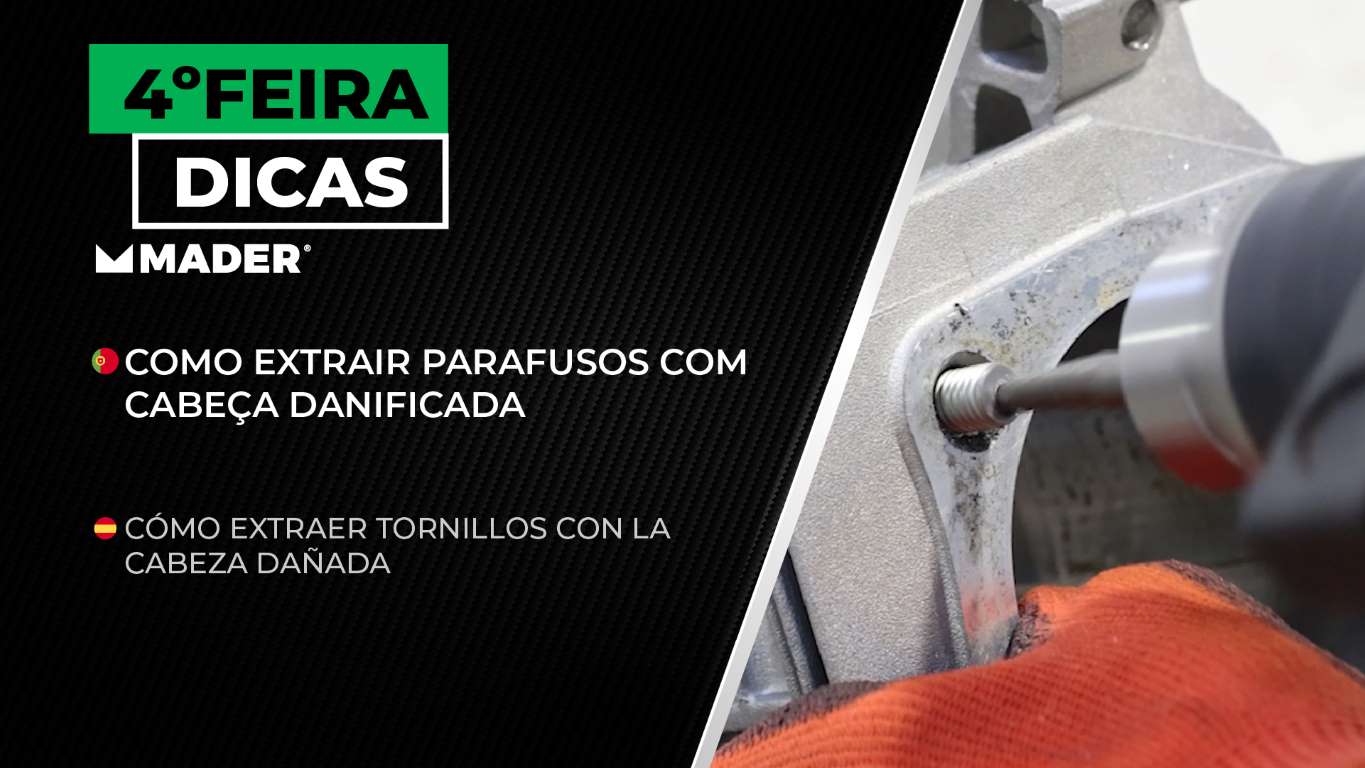 Como extrair um parafuso com a cabeça danificada